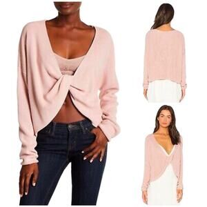 #T30  NWOT Lovers and Friends Spring Sweater in Pink SZ S $98
